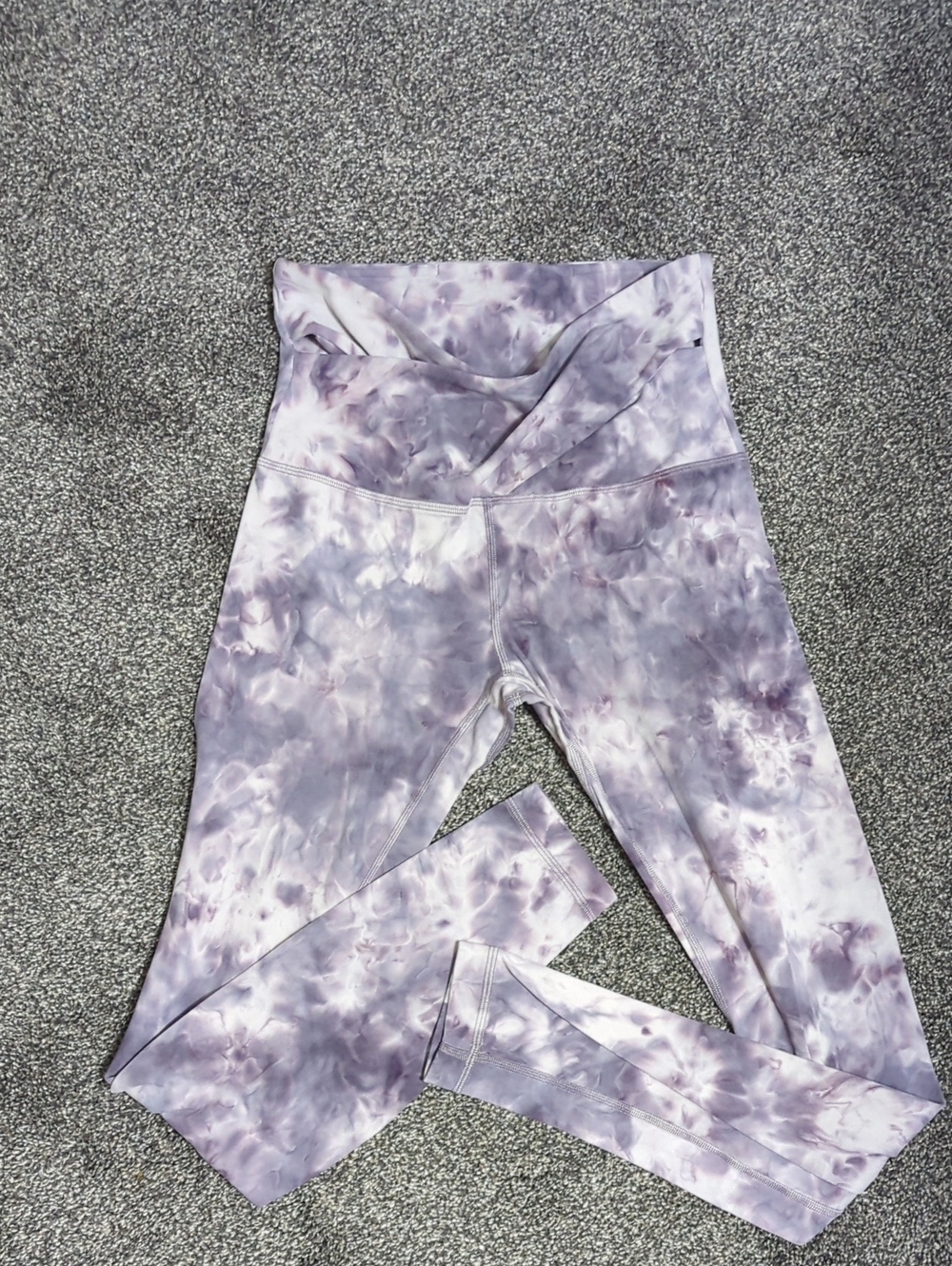 lululemon athletica Girls Lavender Tie-Dye Active Leggings